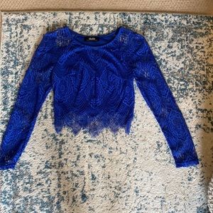 Lulu’s Scalloped Lace Two Piece Set